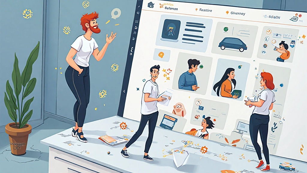 Moderne webinterface met goed geplaatste illustraties